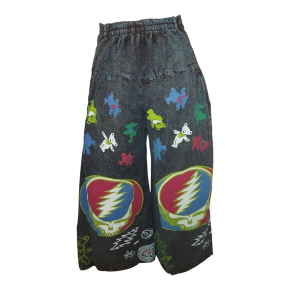 NWT Grateful Dead Pants w/ Stealies, Bolt, and Dancing Bears - Picture 2 of 6